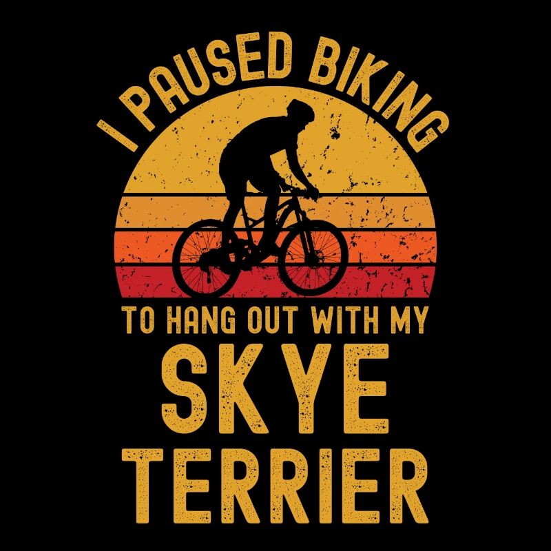 Cyclisme et Skye Terrier