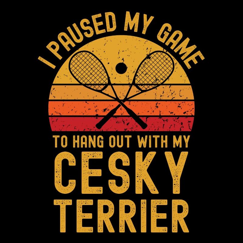 Squash and Cesky Terrier