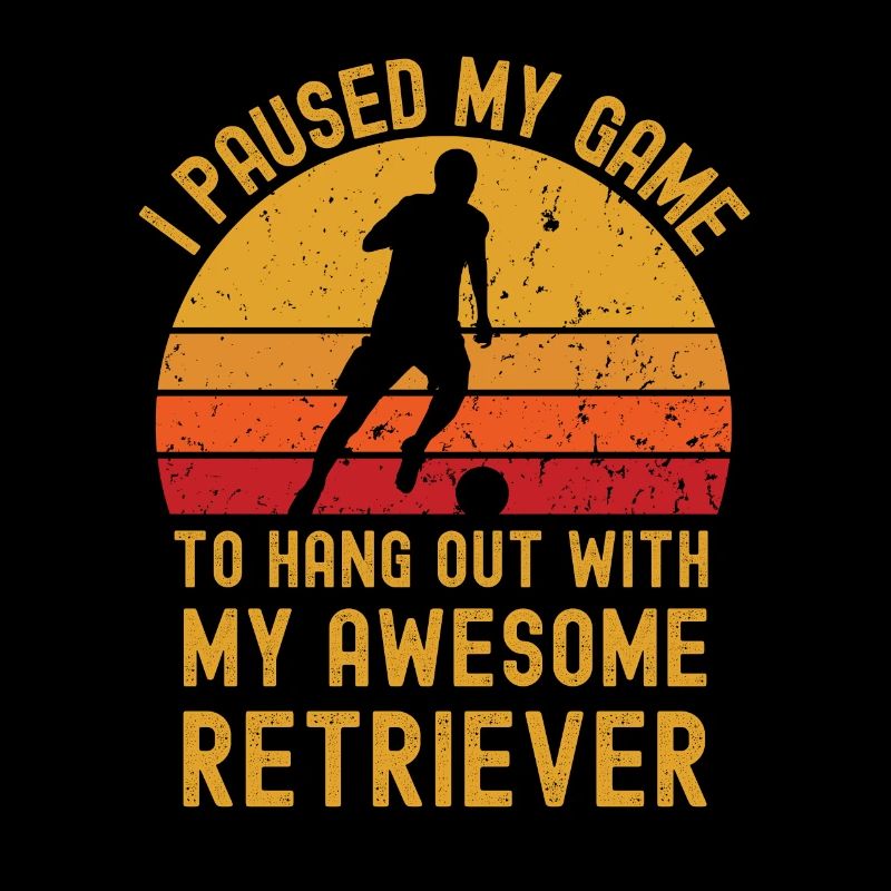 Fußball und Retriever