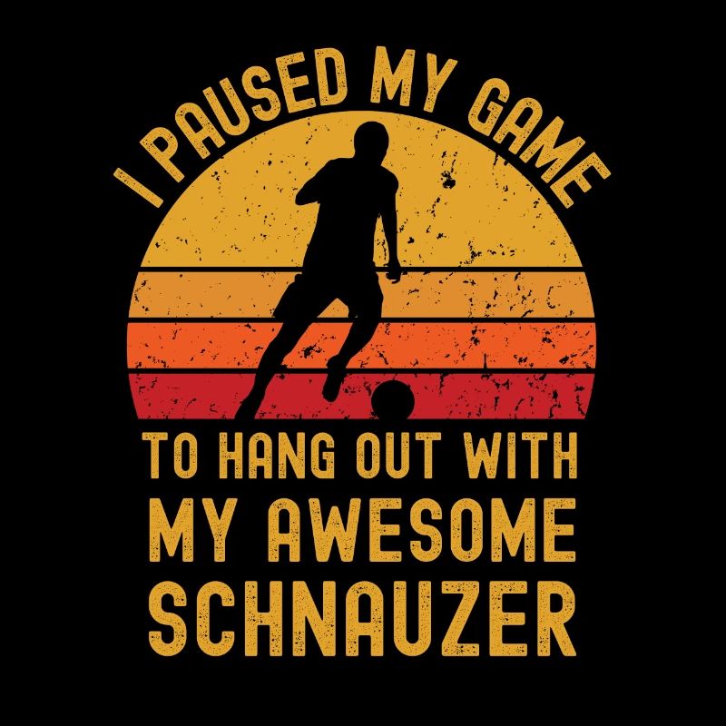 Fußball und Schnauzer