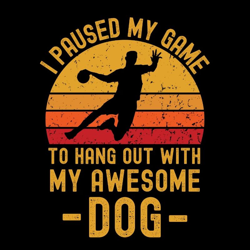 Handball et chien