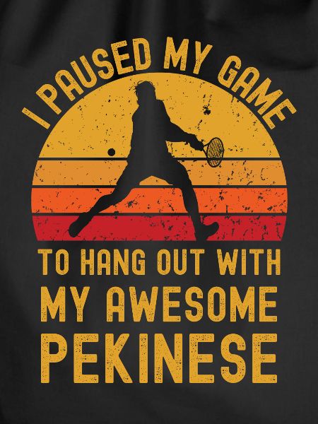 Tennis and Pekingese