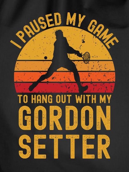 Tennis and Gordon-Setter