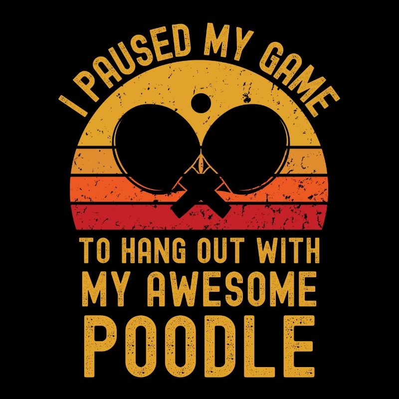 Table tennis and poodles