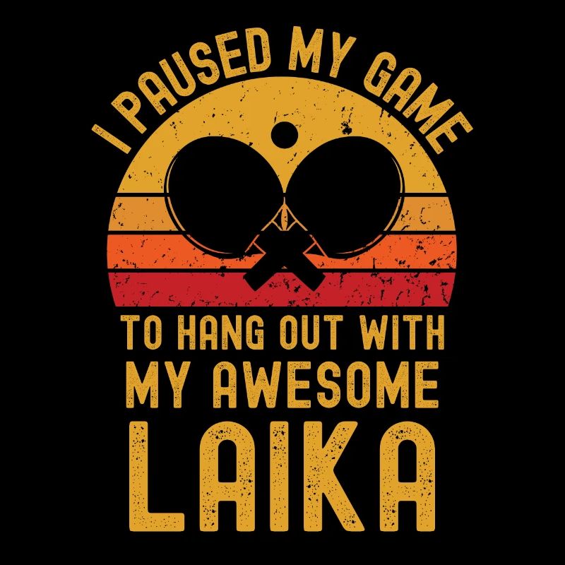 Table tennis and Laika