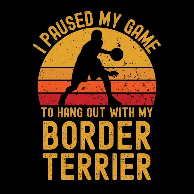 Basketball et Border Terrier