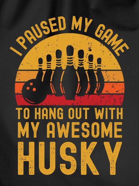 Bowling and husky