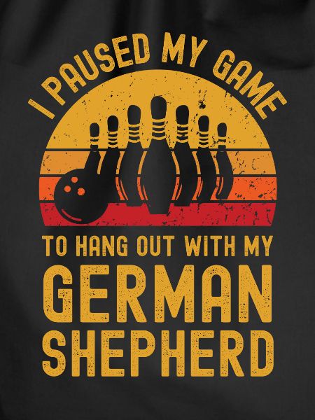 Bowling and German Shepherd
