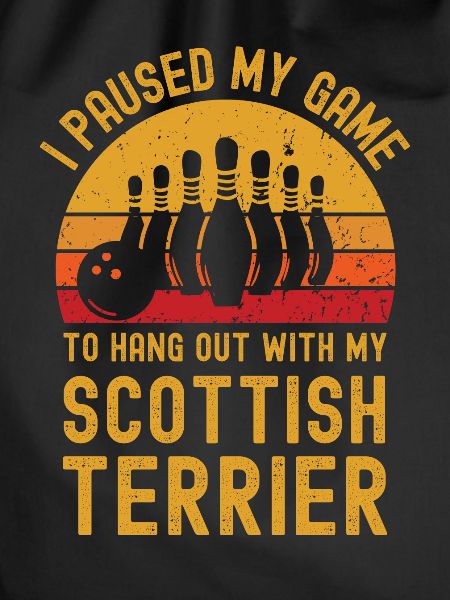 Bowling and Scottish-Terrier
