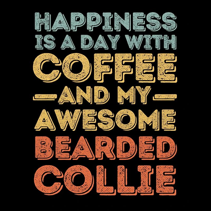 Bearded-Collie Coffee Dog Cafe