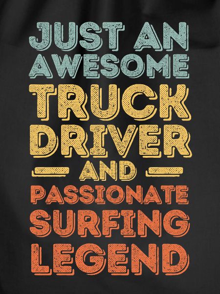 Truck drivers surf retro