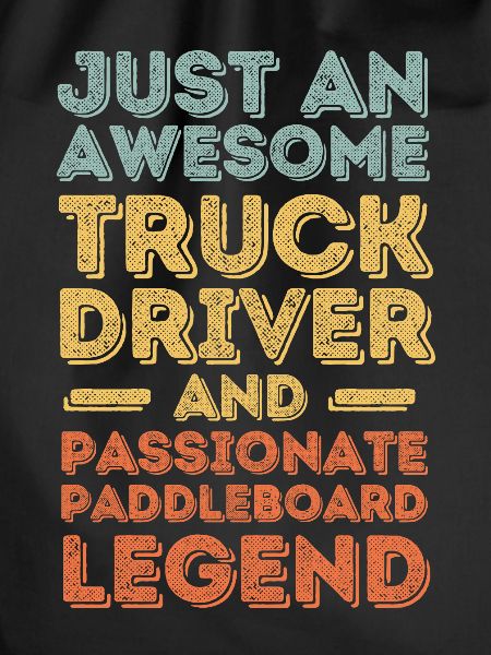 Truck Driver Paddleboard retro