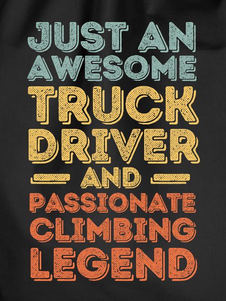 Truck driver climbing retro