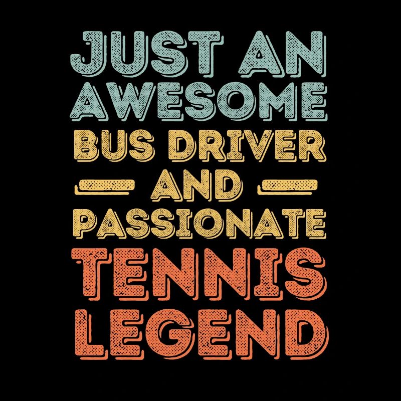 Bus driver tennis retro