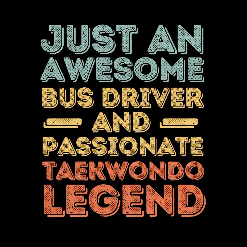 Bus driver Taekwondo retro