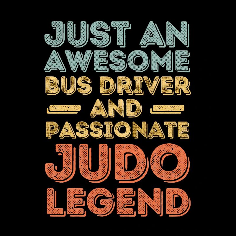 Busfahrer Judo retro