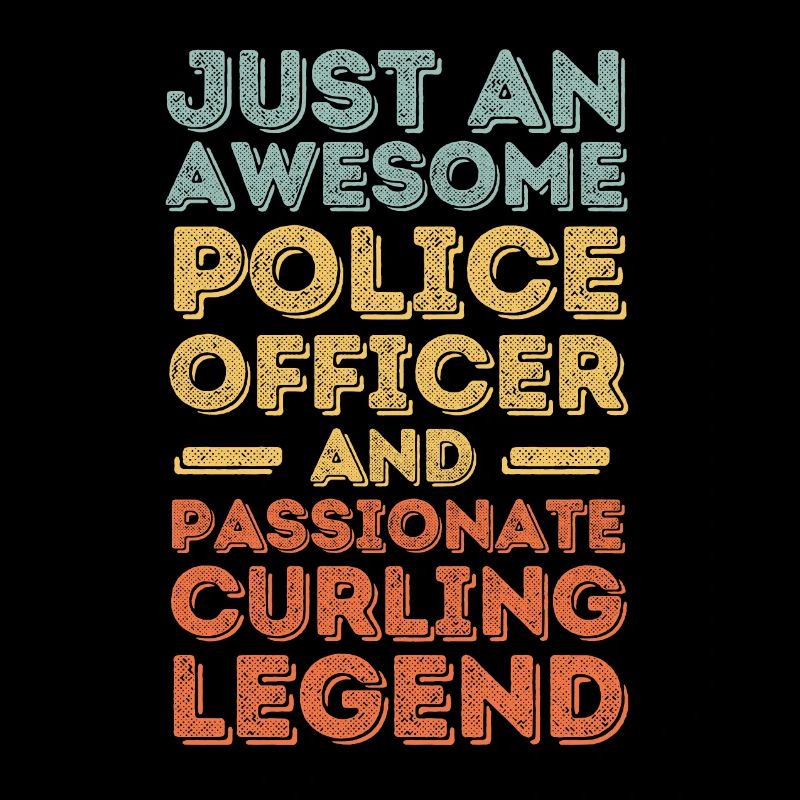 Policeman Curling retro