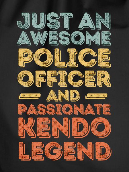 Policeman Kendo retro