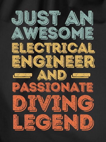 Electrical Engineer Diving retro