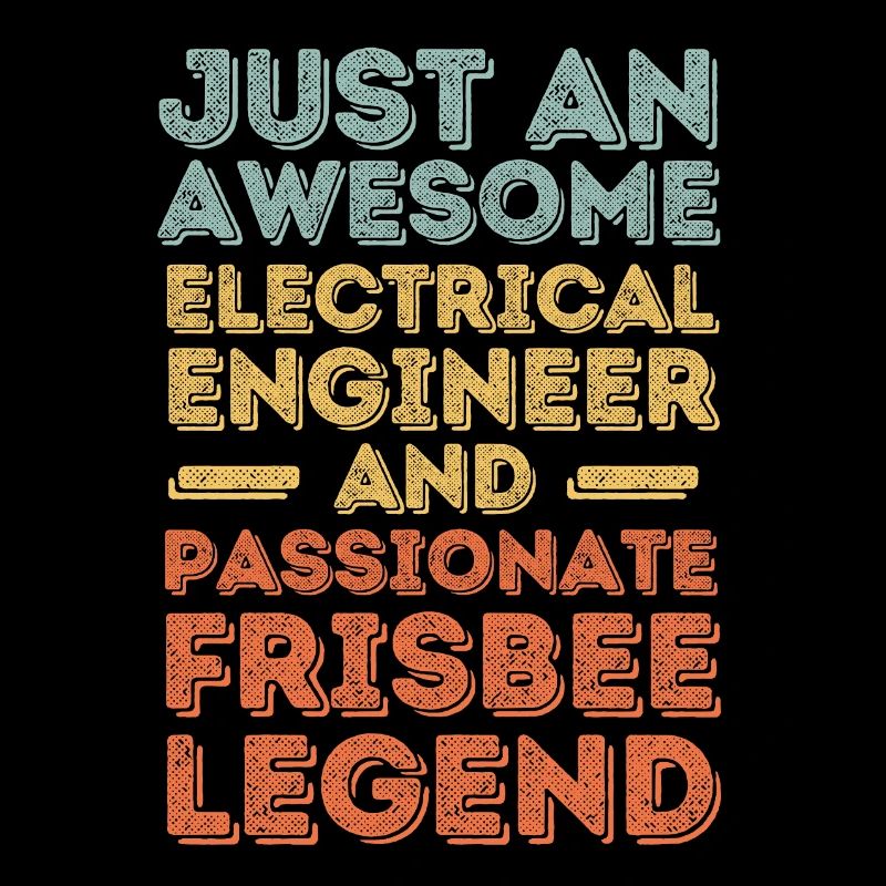 Electrical engineer Frisbee retro