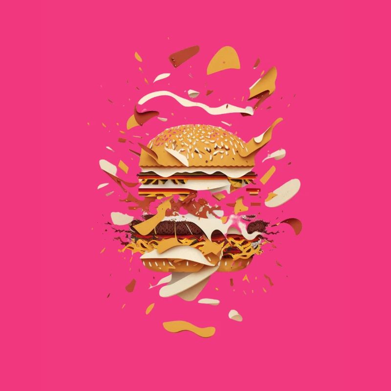 Burger Exploded | Deconstructed Burger