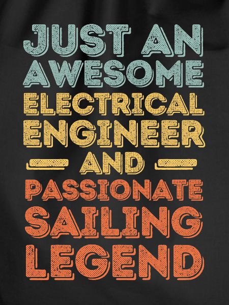 Electrical engineer sailing retro