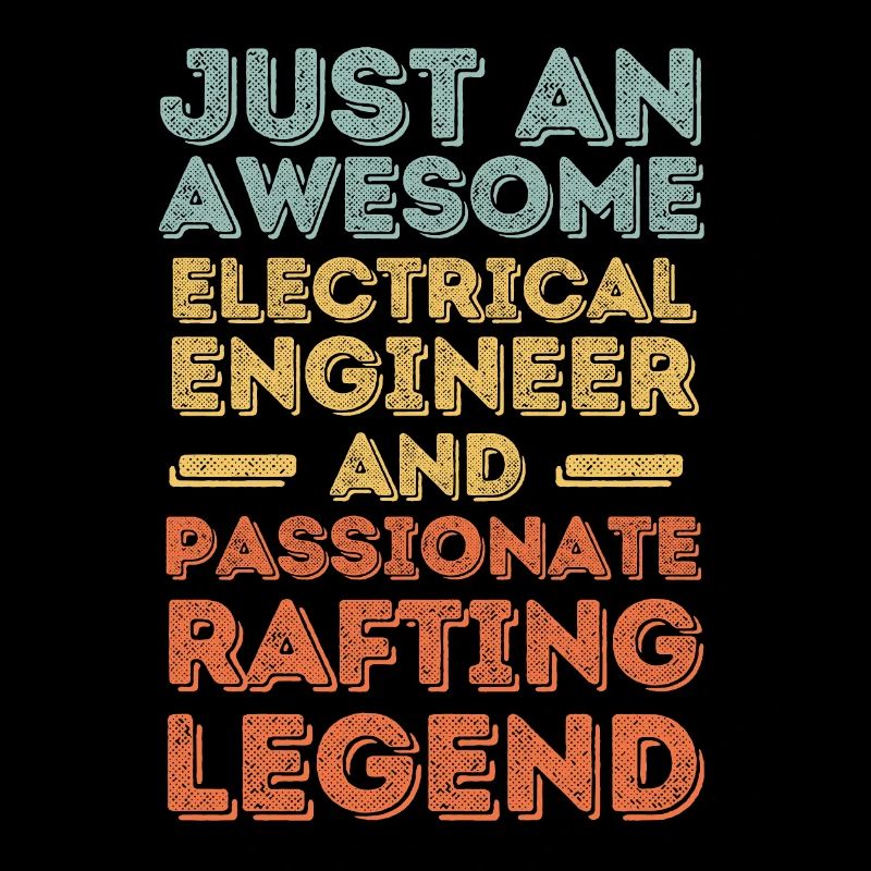 Electrical Engineer Rafting retro