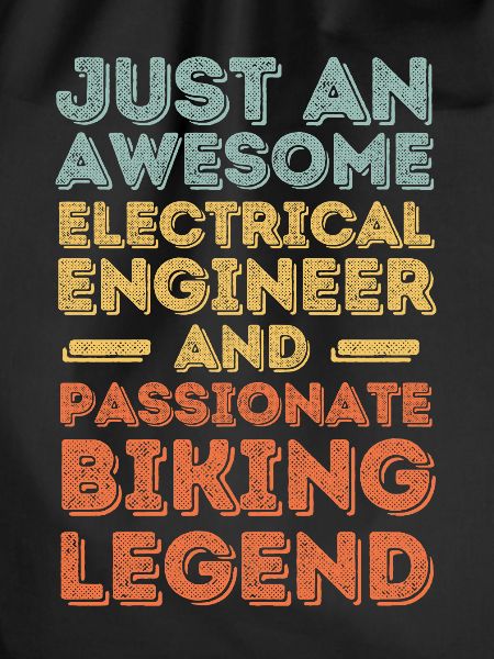 Electrical engineer cycling retro