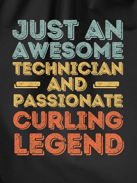 Techniker Curling retro