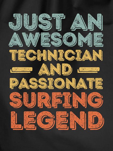 Techniker Surfen retro