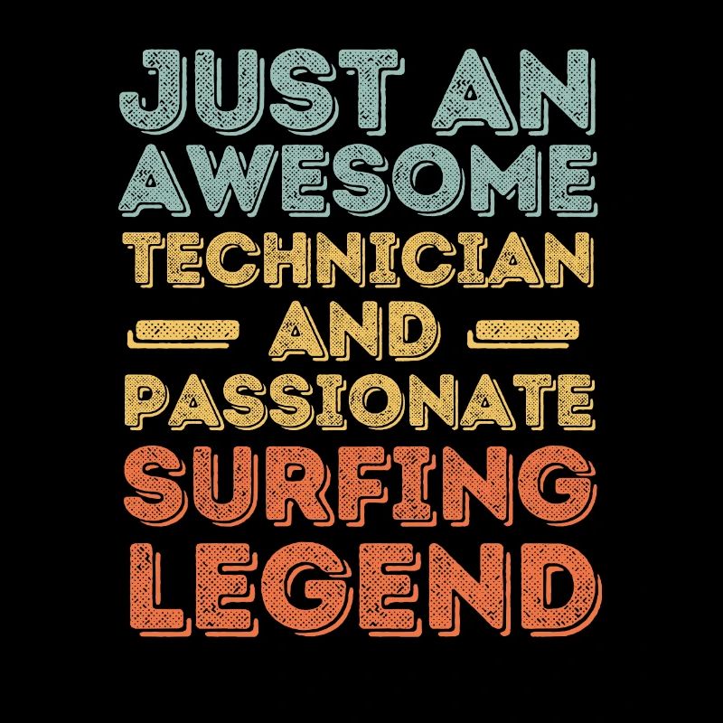 Technicien Surf rétro