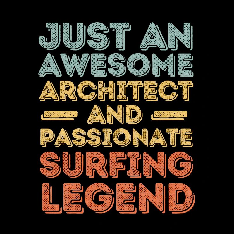 Architecte Surf rétro