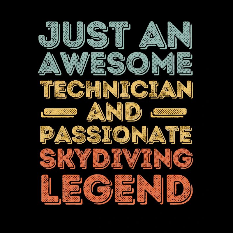 Technicien Parachutisme rétro