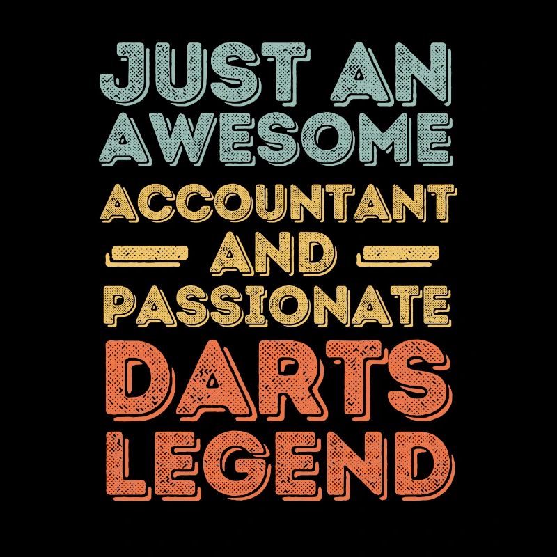 Comptable Darts rétro