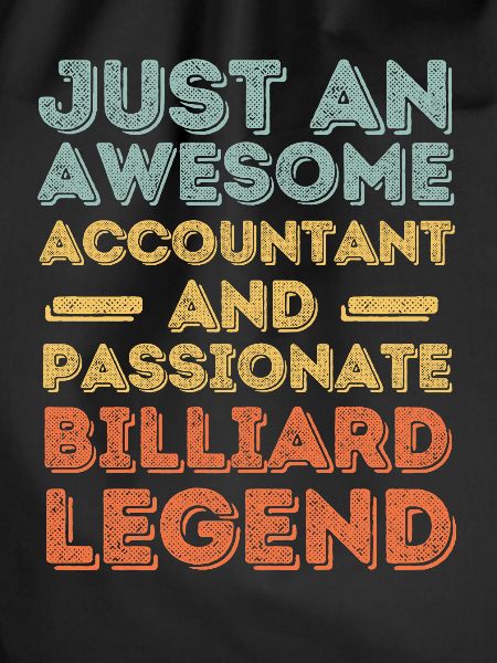 Accountant billiards retro