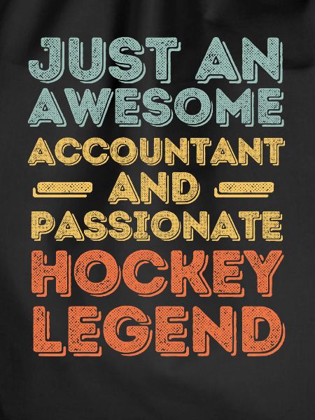 Accountant hockey retro