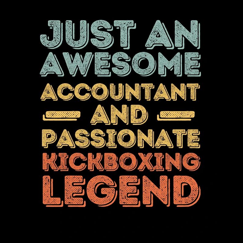 Accountant kickboxing retro