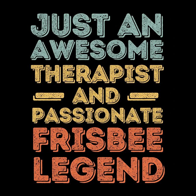 Therapist Frisbee retro