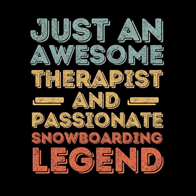 Therapist Snowboard retro