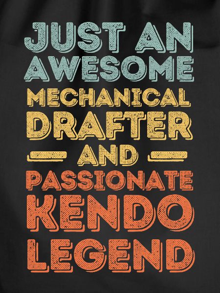 Technical draughtsman Kendo retro