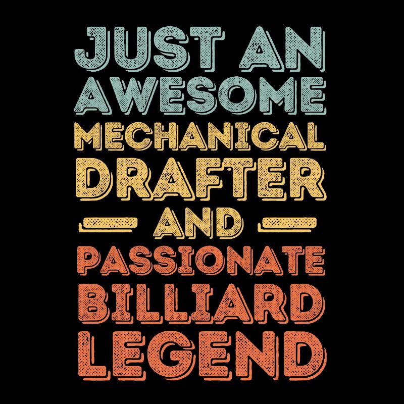 Technical draughtsman billiards retro