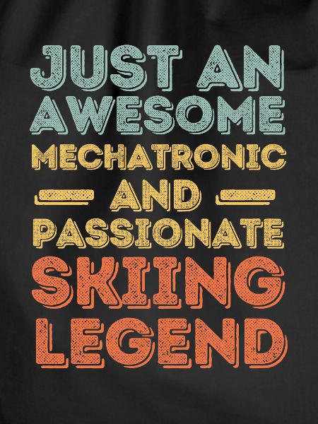 Mechatroniker Ski retro