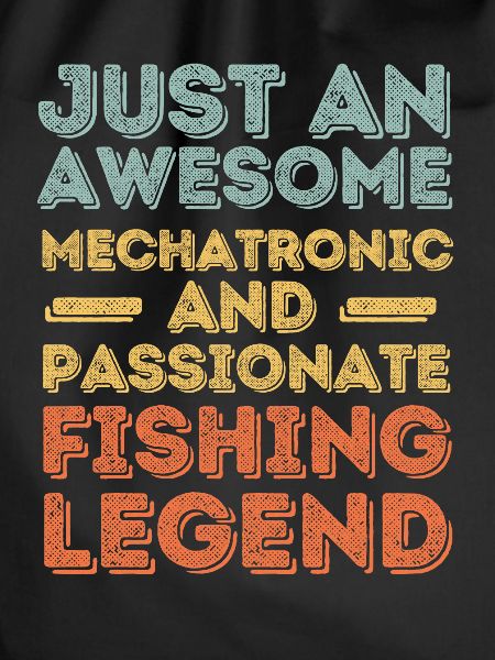 Mechatronics technician fishing retro