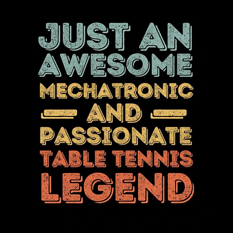 Mechatronics Technician Table Tennis retro