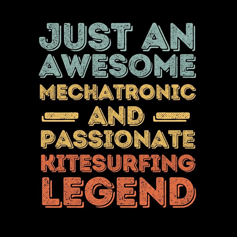 Mechatroniker Kitesurfen retro