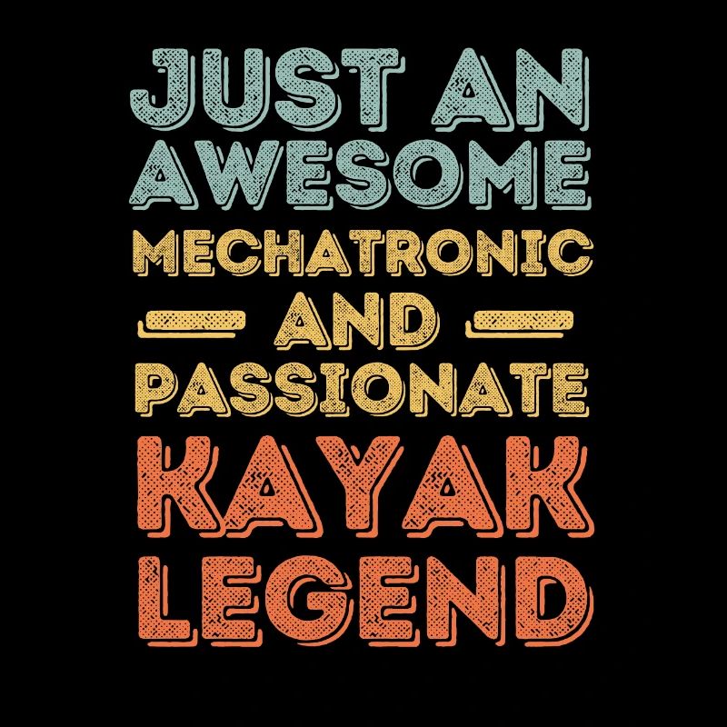 Mechatroniker Kayak retro