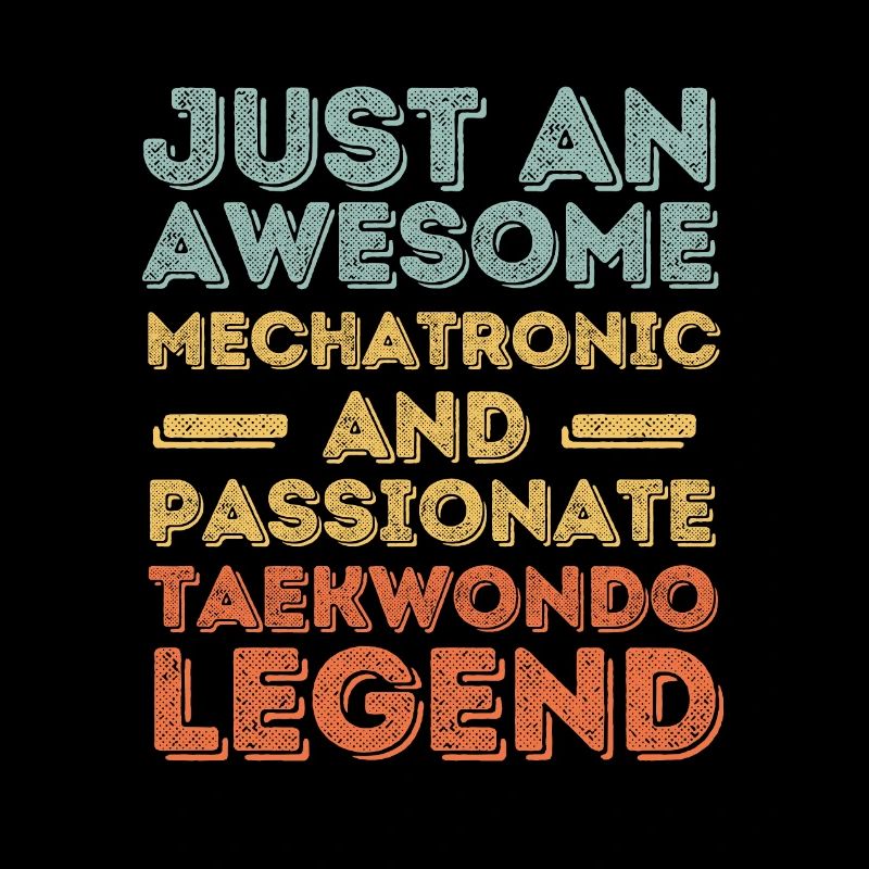 Mechatronics Engineer Taekwondo retro