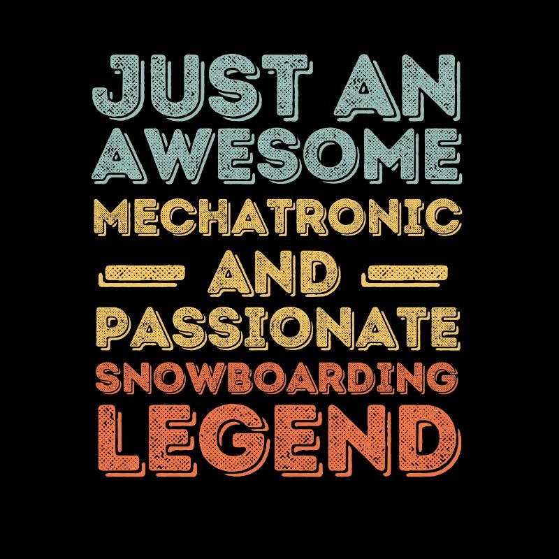 Mechatronics Technician Snowboard retro