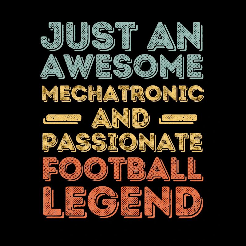 Mechatronics Technician Football retro