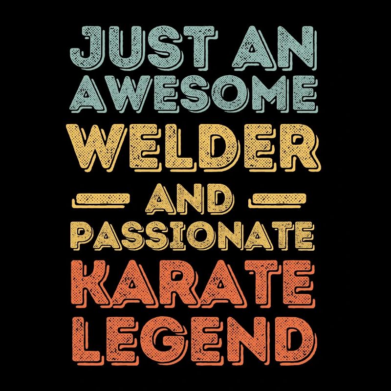 Schweißer Karate retro